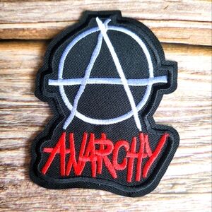 Anarchy Punk Rock Anti Establishment Skater Iron On Patch